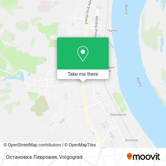 Остановка Лавровая map