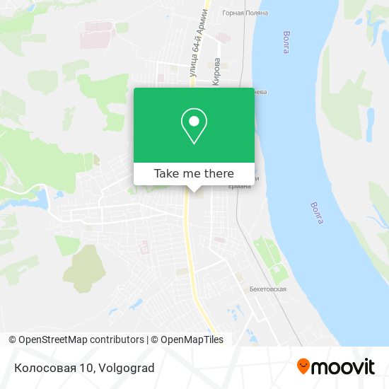 Колосовая 10 map