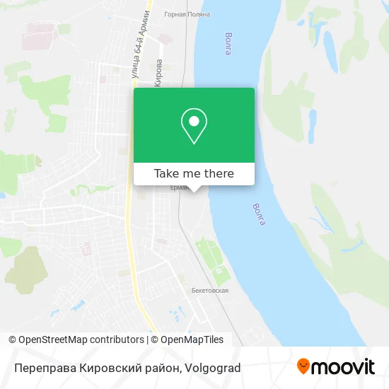 Переправа Кировский район map