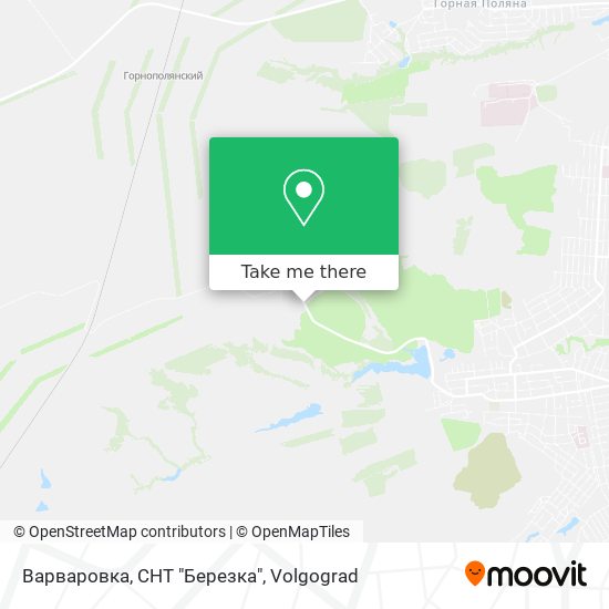 Варваровка, СНТ "Березка" map