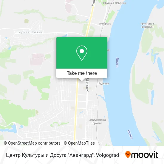 Центр Культуры и Досуга "Авангард" map