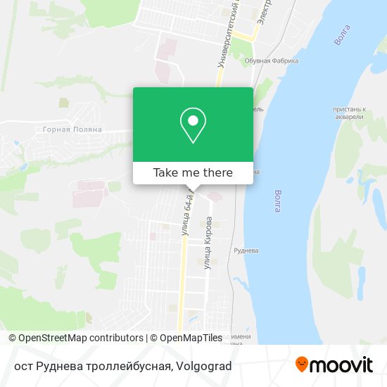 ост Руднева троллейбусная map
