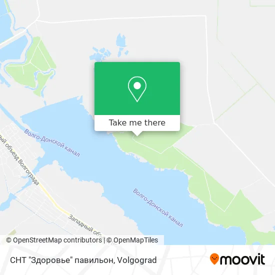 СНТ "Здоровье" павильон map