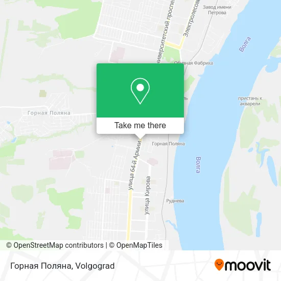 Горная Поляна map