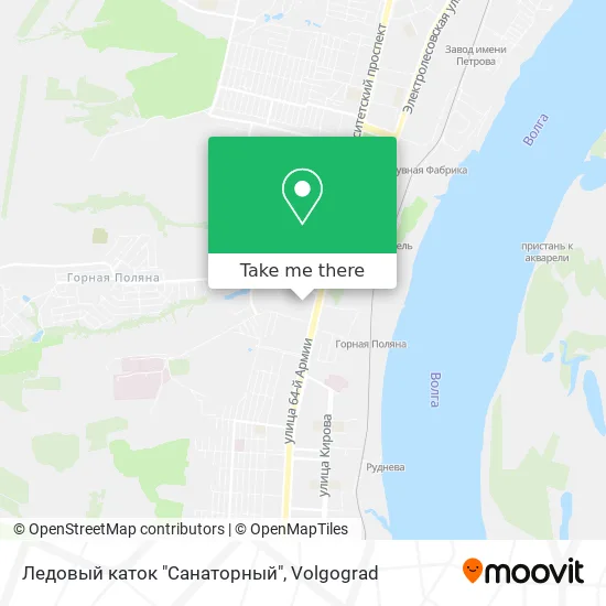 Ледовый каток "Санаторный" map