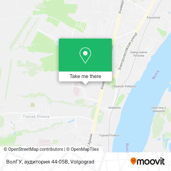 ВолГУ, аудитория 44-05В map