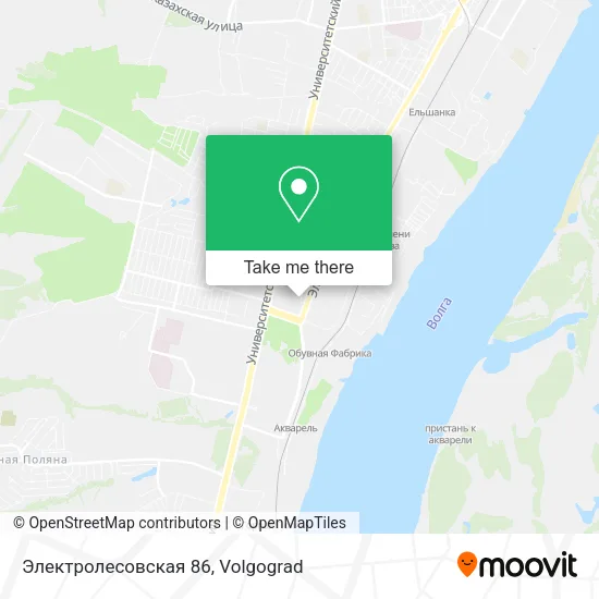 Электролесовская 86 map