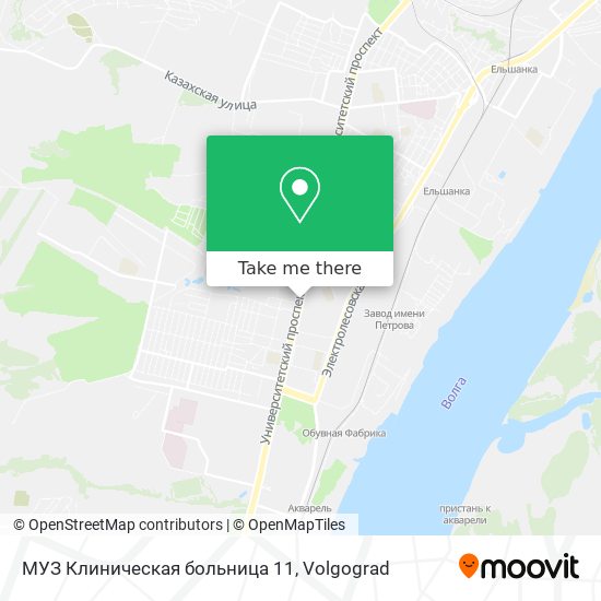 МУЗ Клиническая больница 11 map