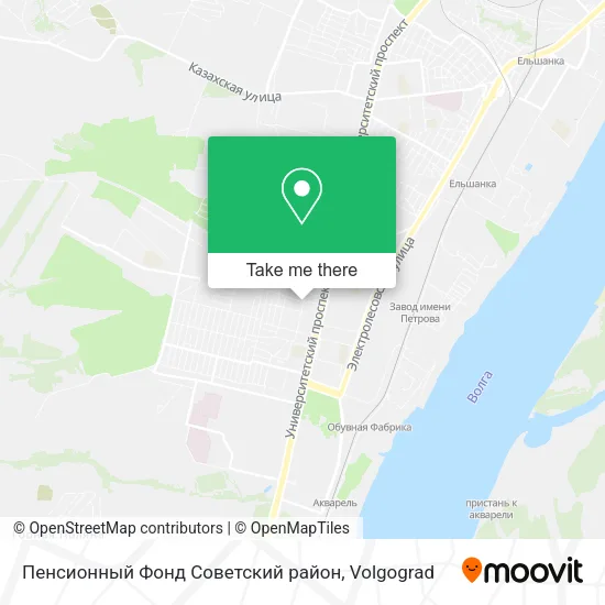 Пенсионный Фонд Советский район map