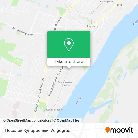 Поселок Купоросный map