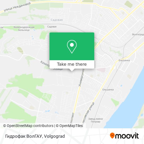 Гидрофак ВолГАУ map