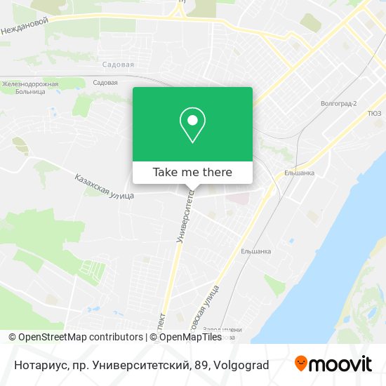 Нотариус, пр. Университетский, 89 map