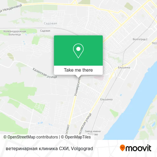 ветеринарная клиника СХИ map