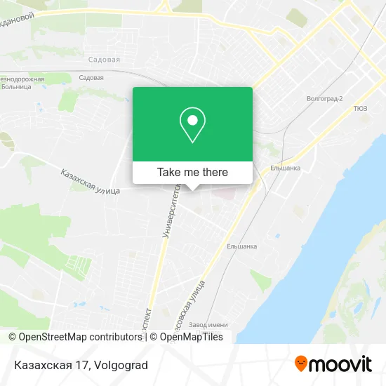 Казахская 17 map