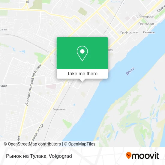 Рынок на Тулака map