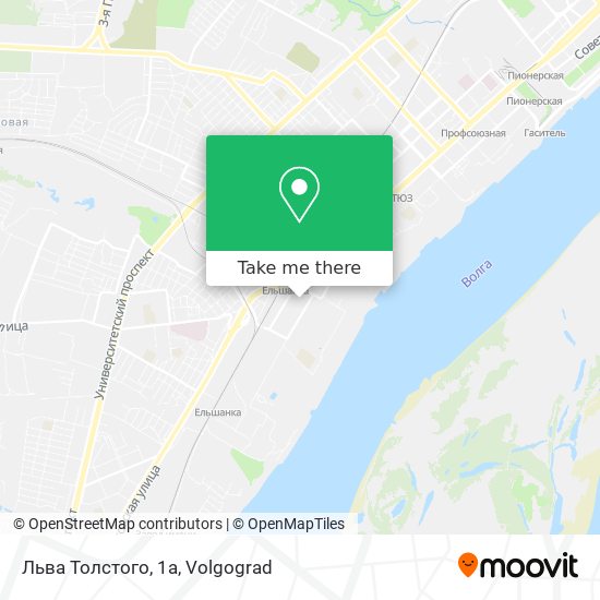 Льва Толстого, 1а map