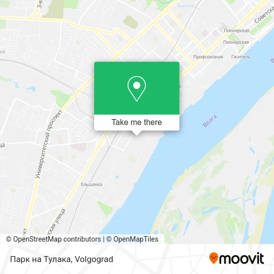 Парк на Тулака map