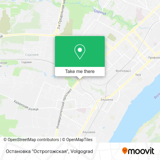 Остановка "Острогожская" map