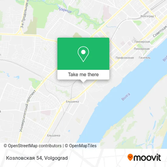 Козловская 54 map
