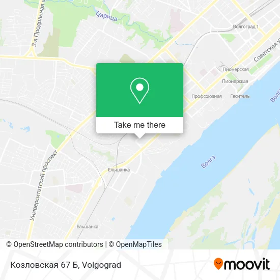 Козловская 67 Б map