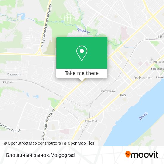 Блошиный рынок map