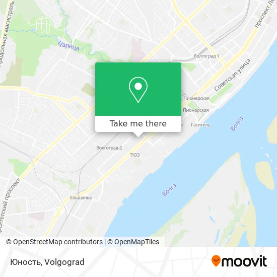 Юность map
