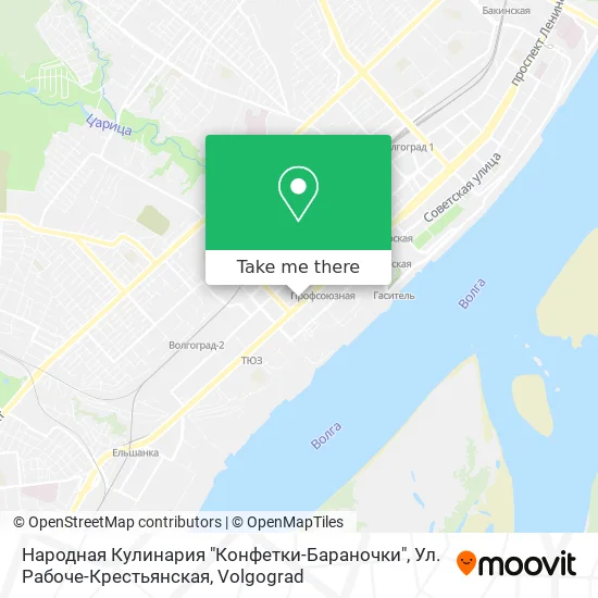 Народная Кулинария "Конфетки-Бараночки", Ул. Рабоче-Крестьянская map