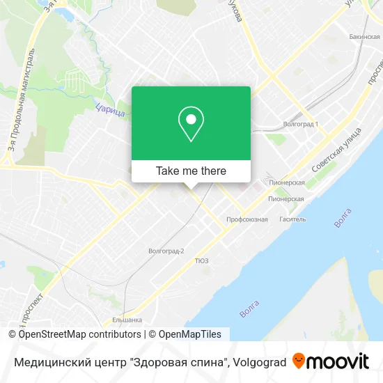 Медицинский центр "Здоровая спина" map