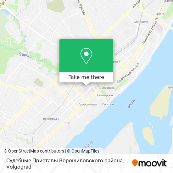 Судебные Приставы Ворошиловского района map