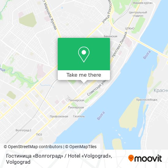 Гостиница «Волгоград» / Hotel «Volgograd» map