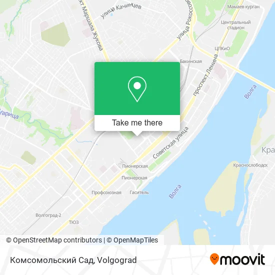 Комсомольский Сад map