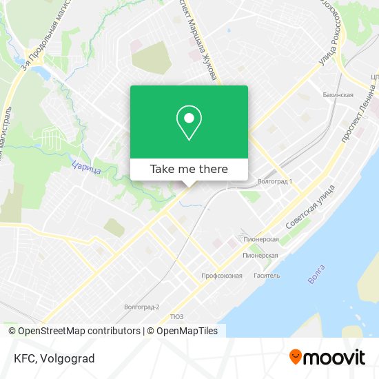 KFC map