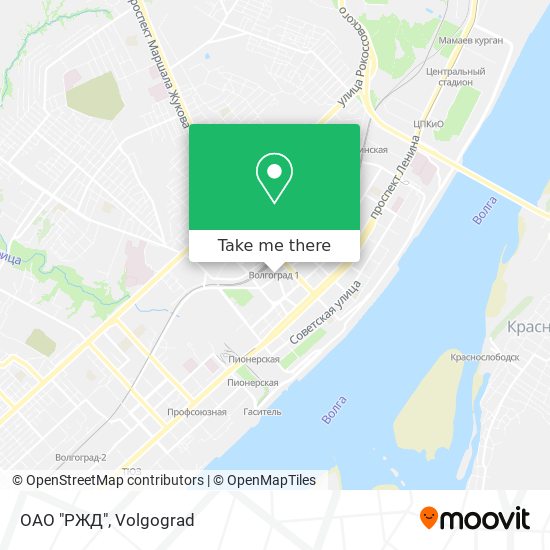 ОАО "РЖД" map