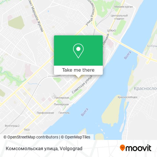 Комсомольская улица map