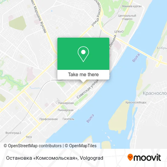 Остановка «Комсомольская» map