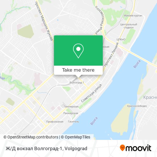 Ж/Д вокзал Волгоград-1 map