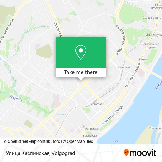 Улица Каспийская map