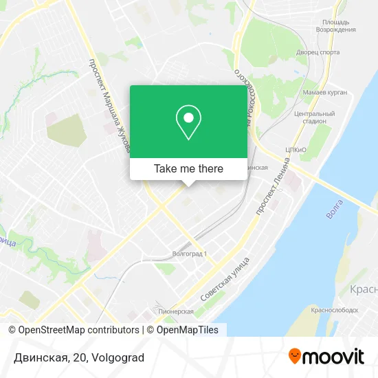 Двинская, 20 map