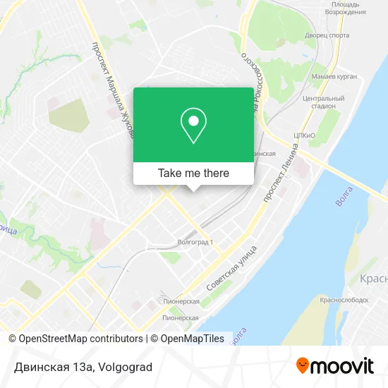 Двинская 13а map