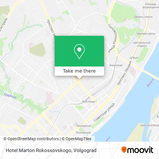 Hotel Marton Rokossovskogo map