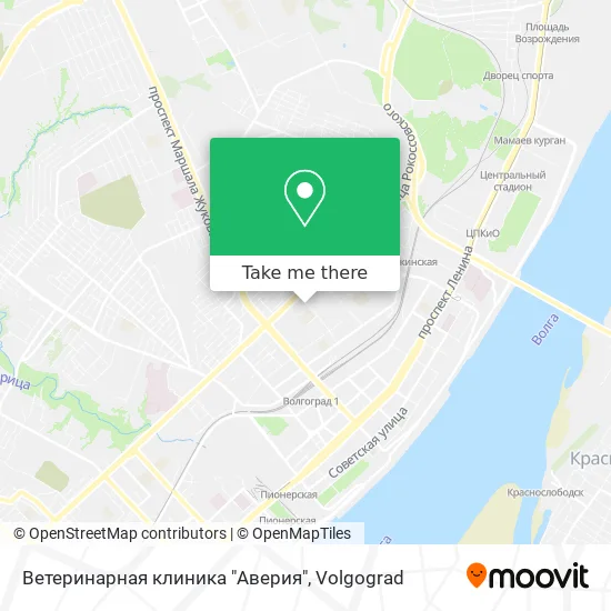 Ветеринарная клиника "Аверия" map