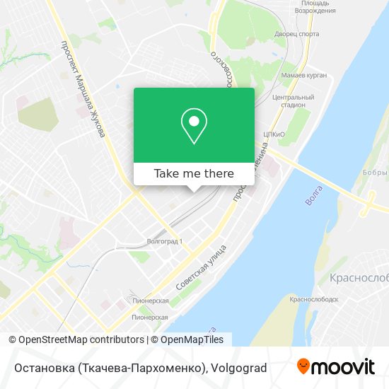 Остановка (Ткачева-Пархоменко) map