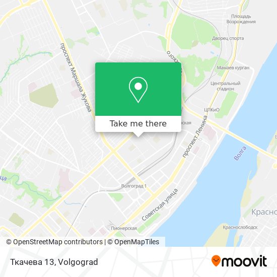 Ткачева 13 map