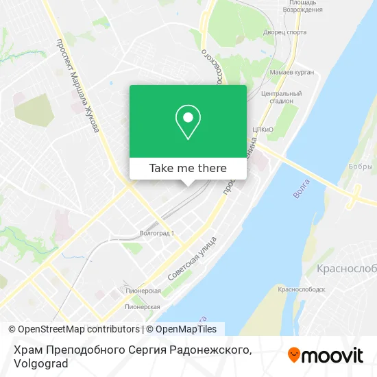 Храм Преподобного Сергия Радонежского map