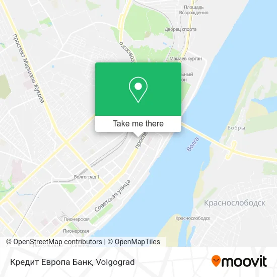 Кредит Европа Банк map