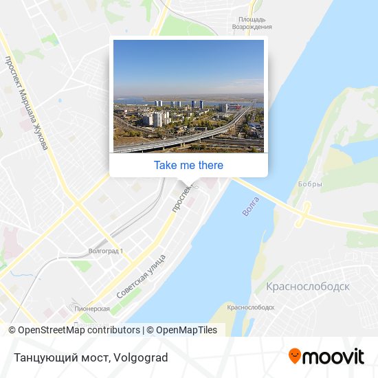 Танцующий мост map