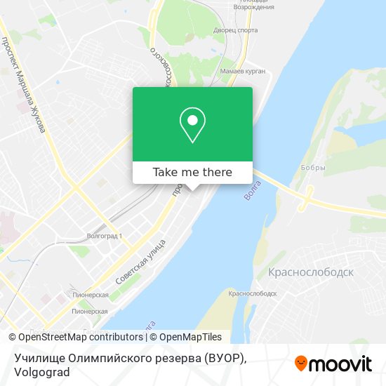 How To Get To Училище Олимпийского Резерва (ВУОР) In Городской.