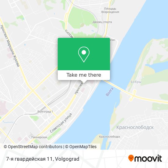 7-я гвардейская 11 map