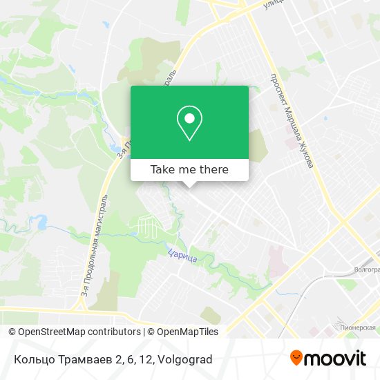 Кольцо Трамваев 2, 6, 12 map