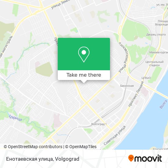 Енотаевская улица map